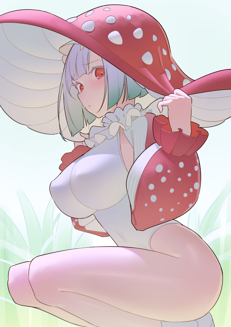 mushroom magic - NSFW, Art, Girls, Erotic, Monster girl, Fly agaric, Tim lochner, Longpost, Anime, Anime art