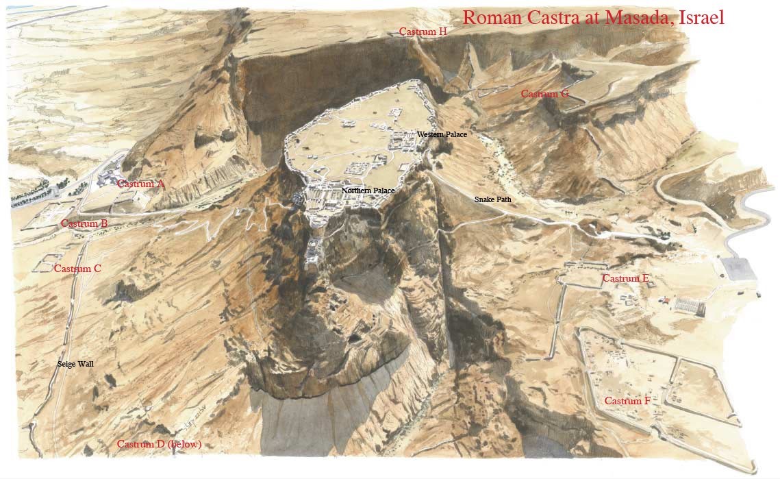 Siege of Masada Fortress - My, Ancient Rome, Story, Masada, Israel, Longpost