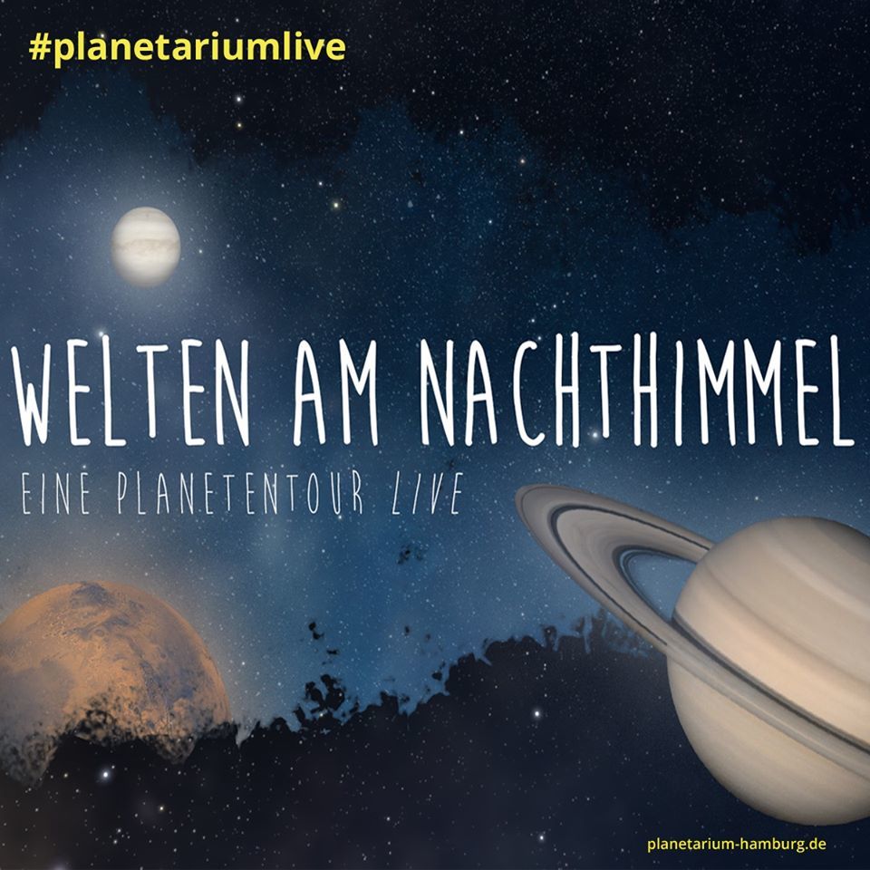 Live tour of the planets - webcast today at 19:00 - Space, Broadcast, German, Astronomy, Longpost