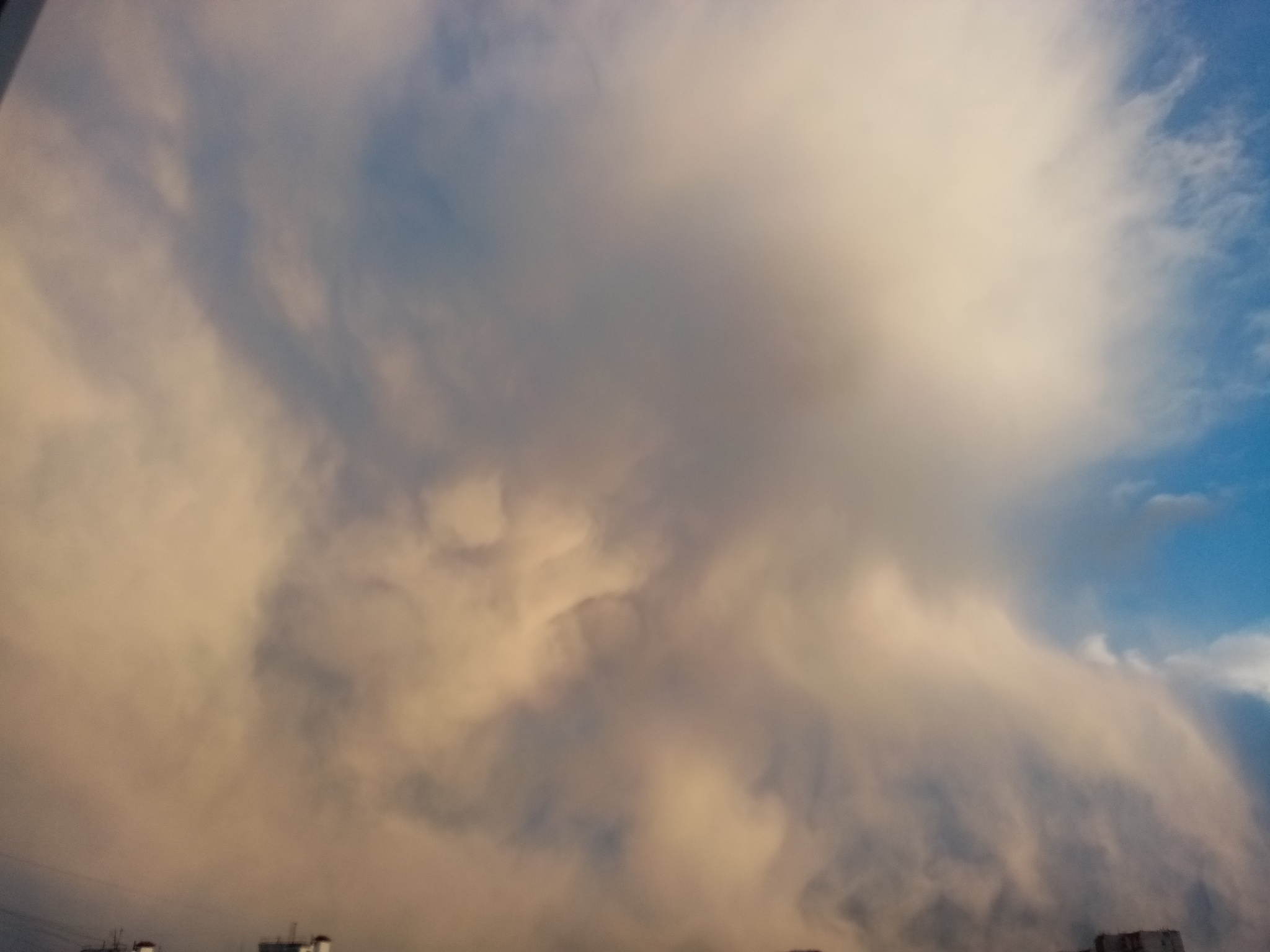 Five minutes ago. Strogino, Moscow - My, beauty, Clouds, Longpost, Moscow