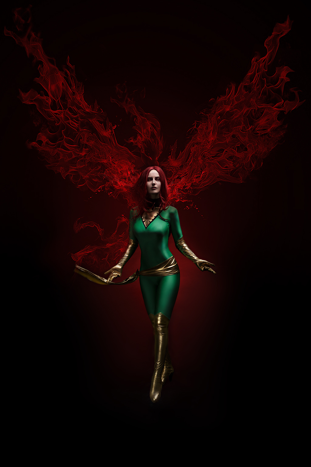 Jean Grey : I'm the Phoenix rising from the ashes [ Cosplay Art ] - My, Jean Grey, X-Men, Marvel, Cosplay, Comics, Art, Longpost