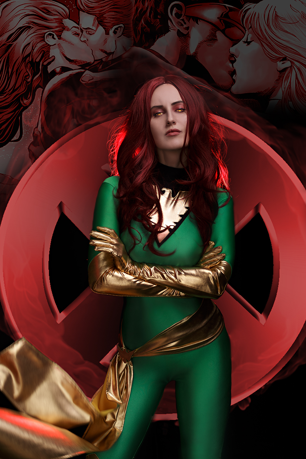 Jean Grey : I'm the Phoenix rising from the ashes [ Cosplay Art ] - My, Jean Grey, X-Men, Marvel, Cosplay, Comics, Art, Longpost