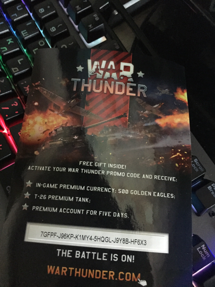 Free promotional code - My, War thunder, Promo code