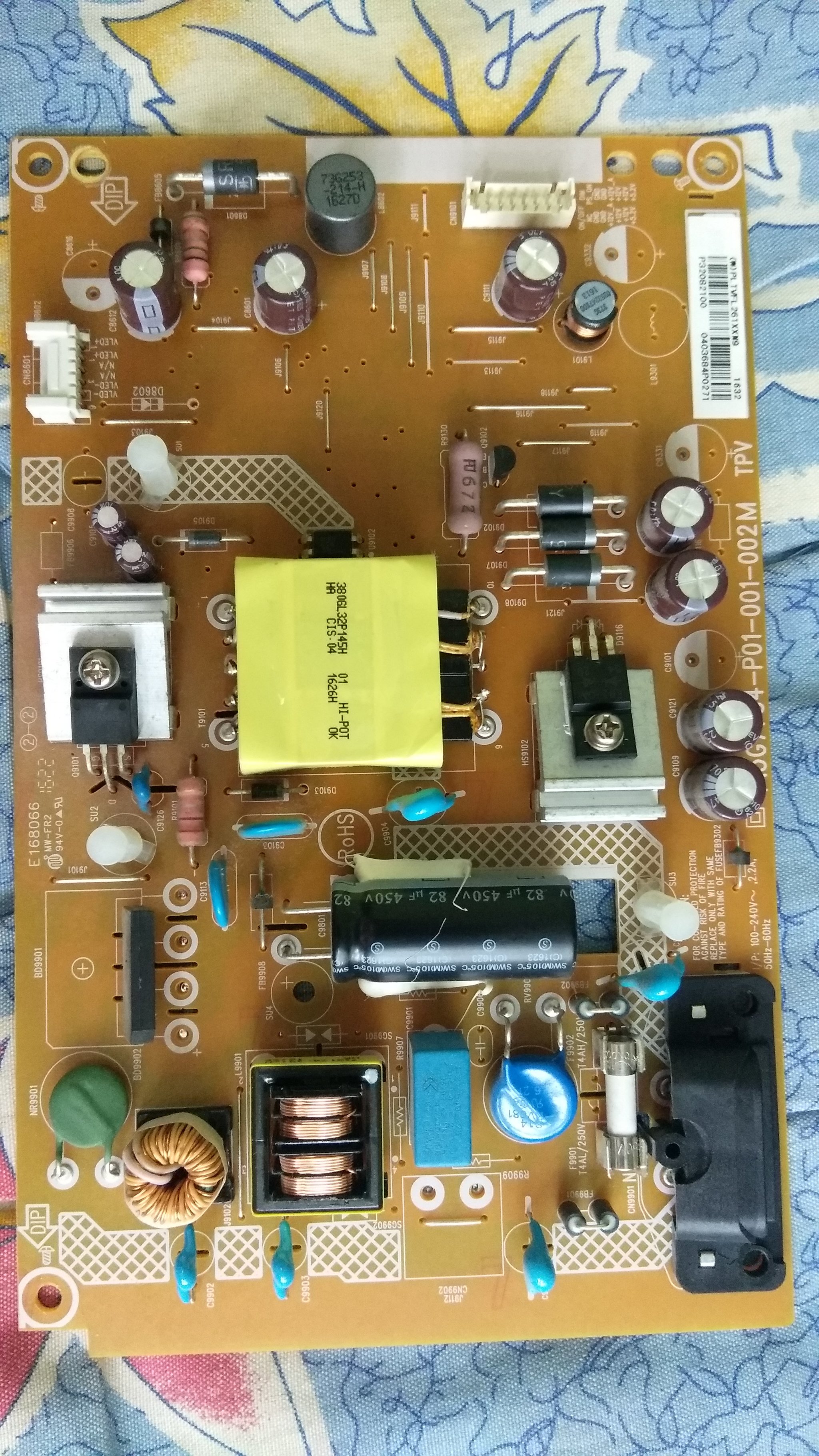 Reducing the backlight current on a Philips 32PHT4101/60 TV - My, Electronics repair, Backlight, Longpost