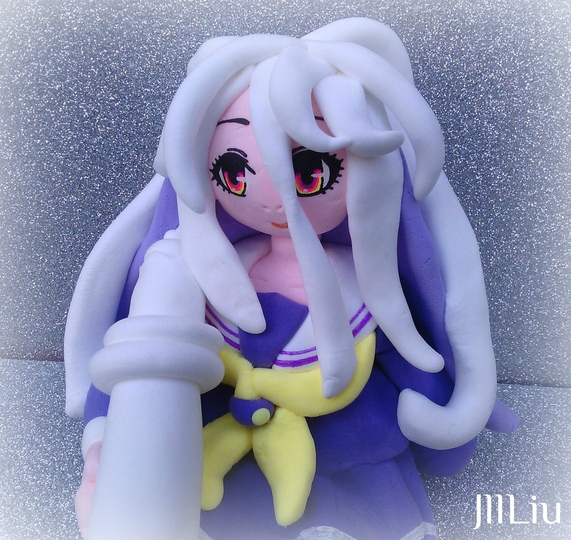 Shiro from the anime: No Game No Life - My, With your own hands, Doll, Creation, Figurines, Anime, Needlework without process, Longpost, No game no life, Shiro (No Game No Life)