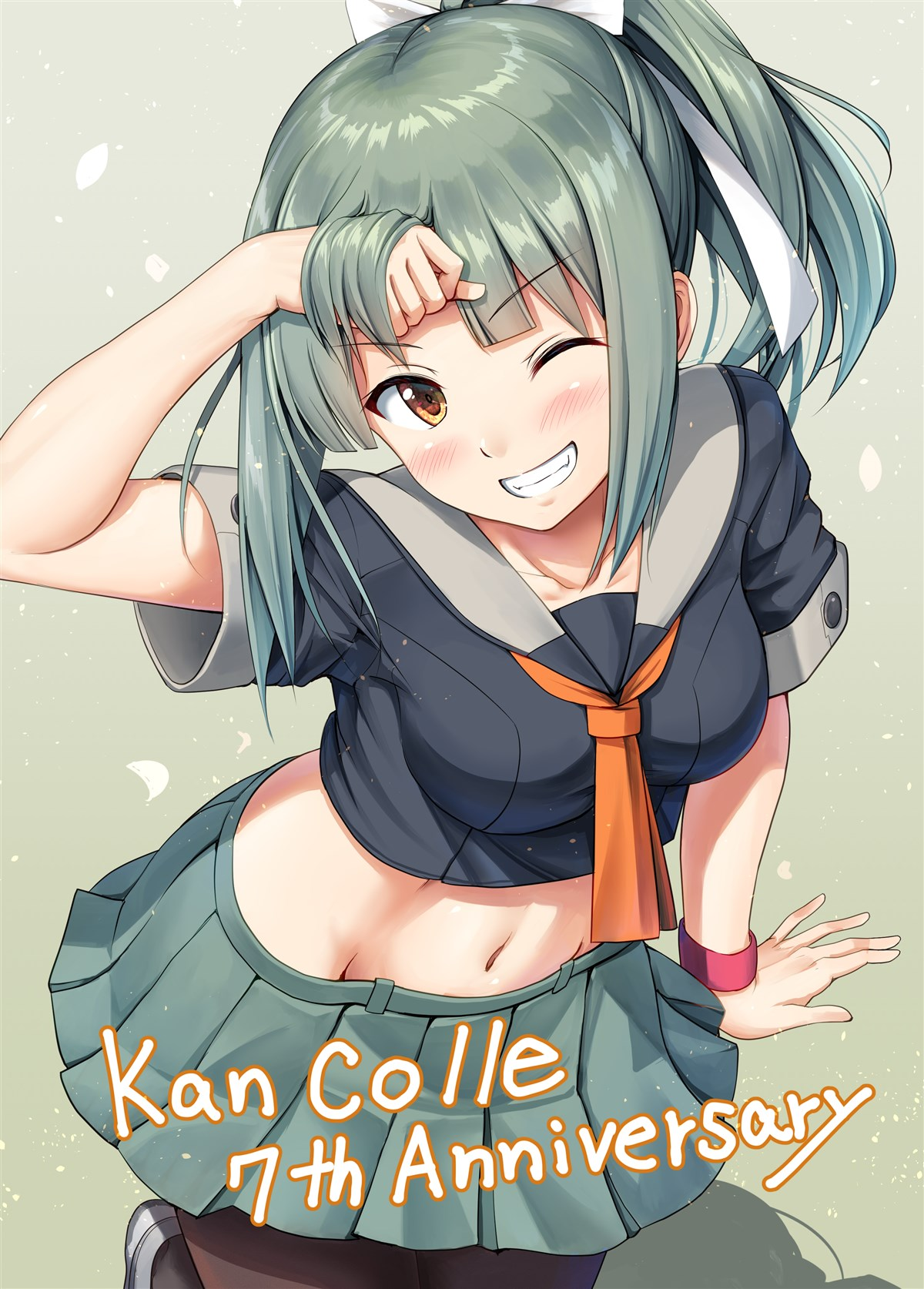 7th Anniversary - Kantai collection, Anime, Anime art, Anniversary, Gotland, Yuubari, Longpost