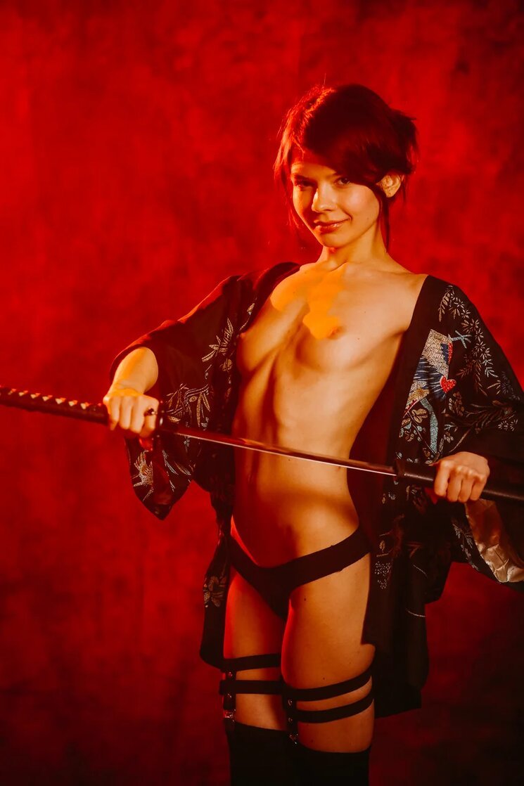 Erotica with katana - NSFW, My, Erotic, Sex, Katana, Longpost