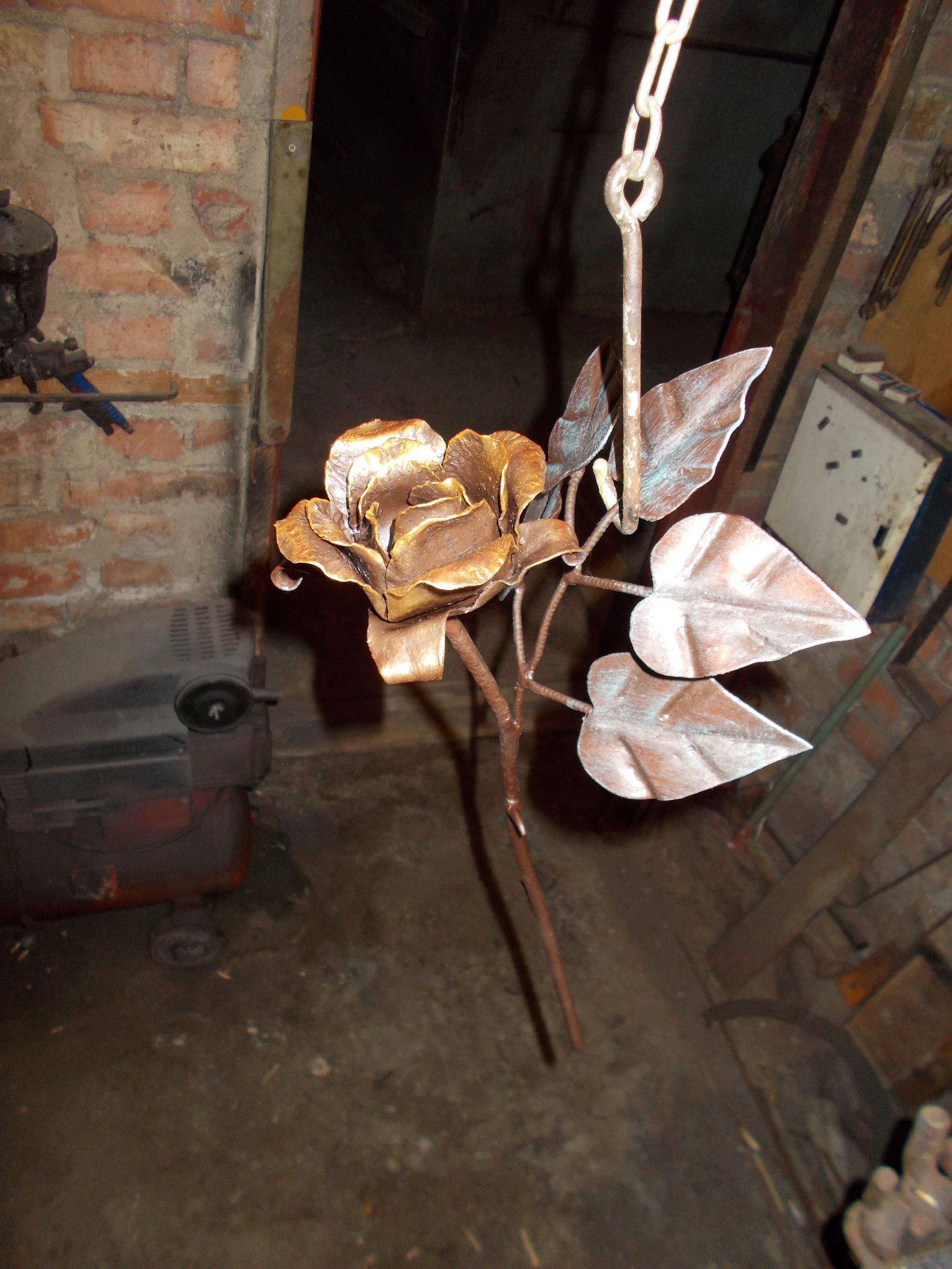 Forging a rose - My, Forging, With your own hands, Longpost