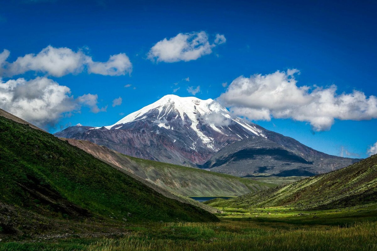 On the hills of Kamchatka - Kamchatka, Volcano, Longpost, Sheveluch Volcano, Koryaksky Volcano, Klyuchevskoy Volcano