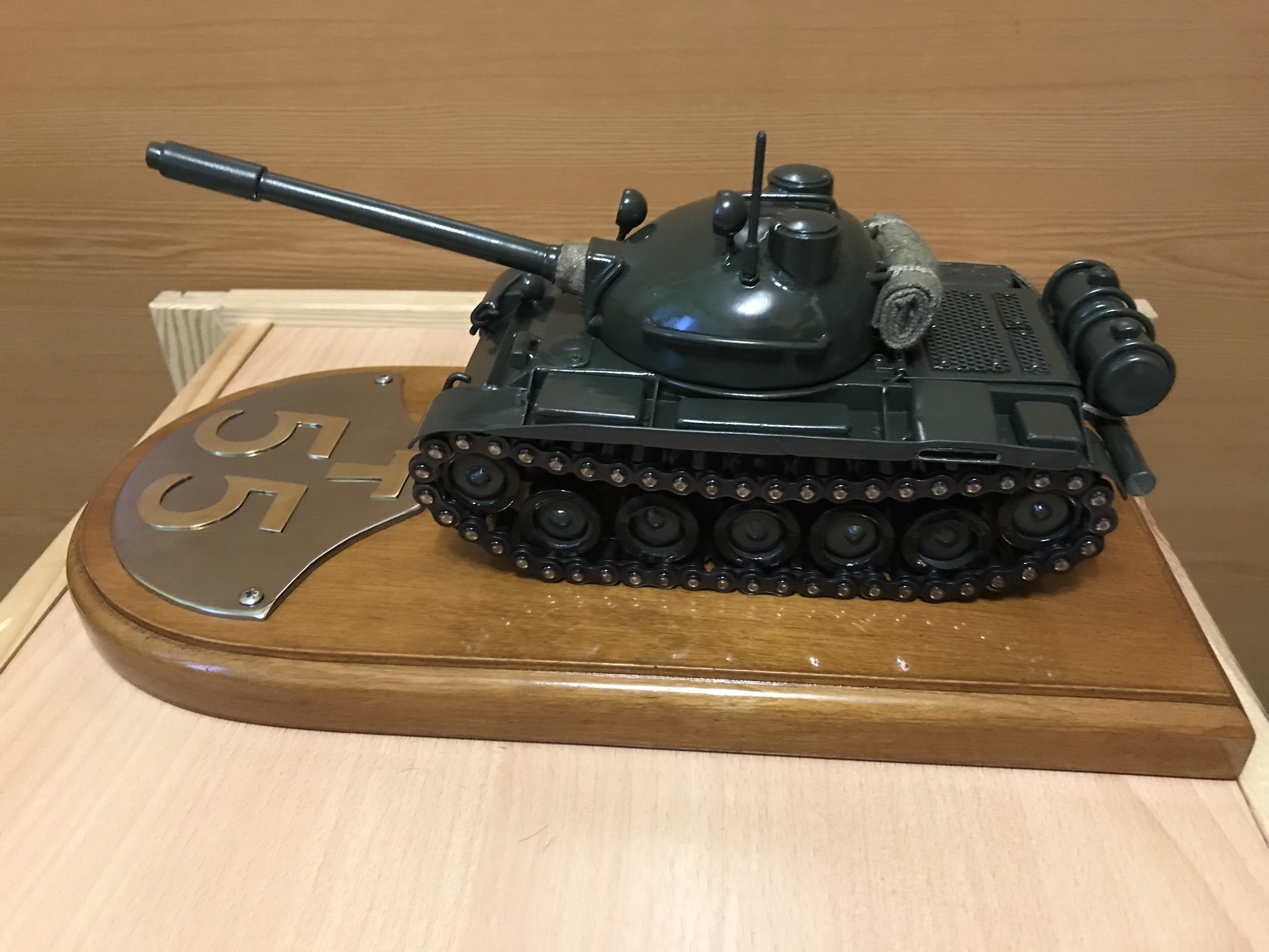 Tank T-55 Jubilee - My, Needlework without process, Soldering, T-55, Longpost, Lighter, Ashtray, Video, Gas lighter