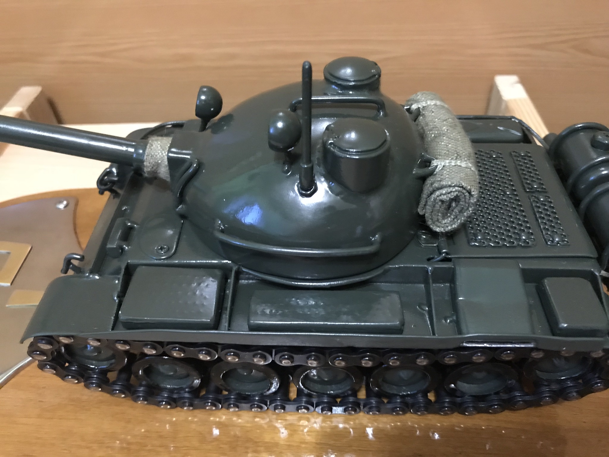 Tank T-55 Jubilee - My, Needlework without process, Soldering, T-55, Longpost, Lighter, Ashtray, Video, Gas lighter