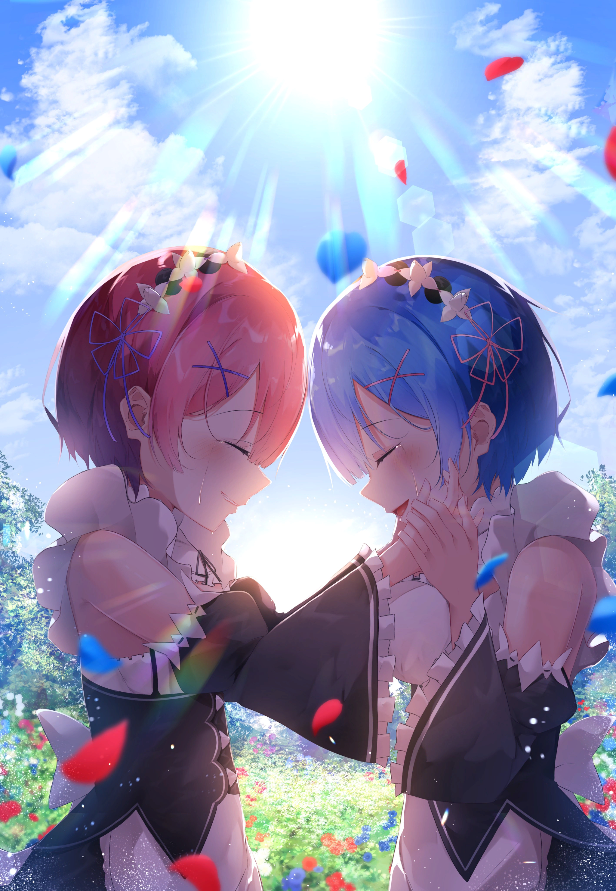 Tearful Ram and Rem | Пикабу