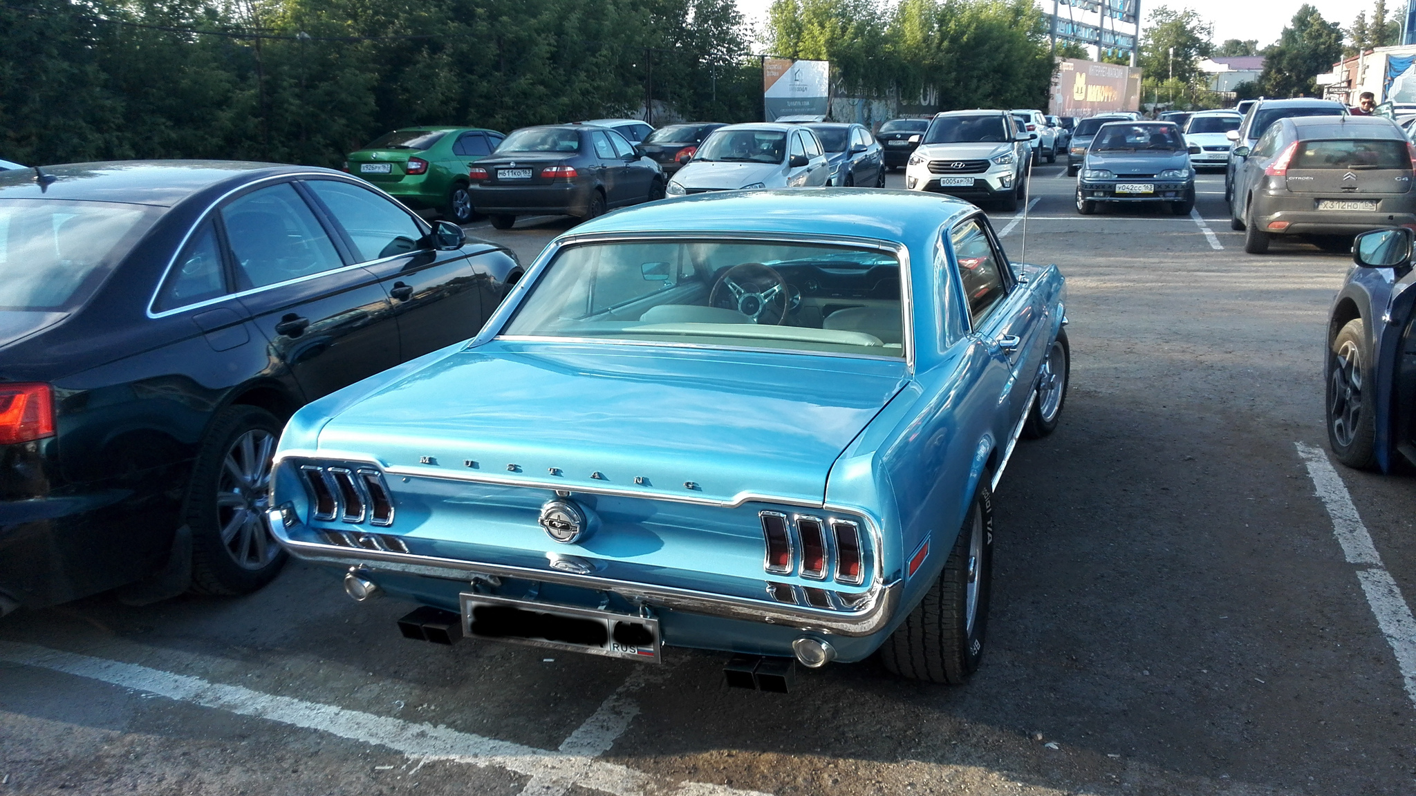 Mustang - My, Retro, beauty, Auto, Ford mustang