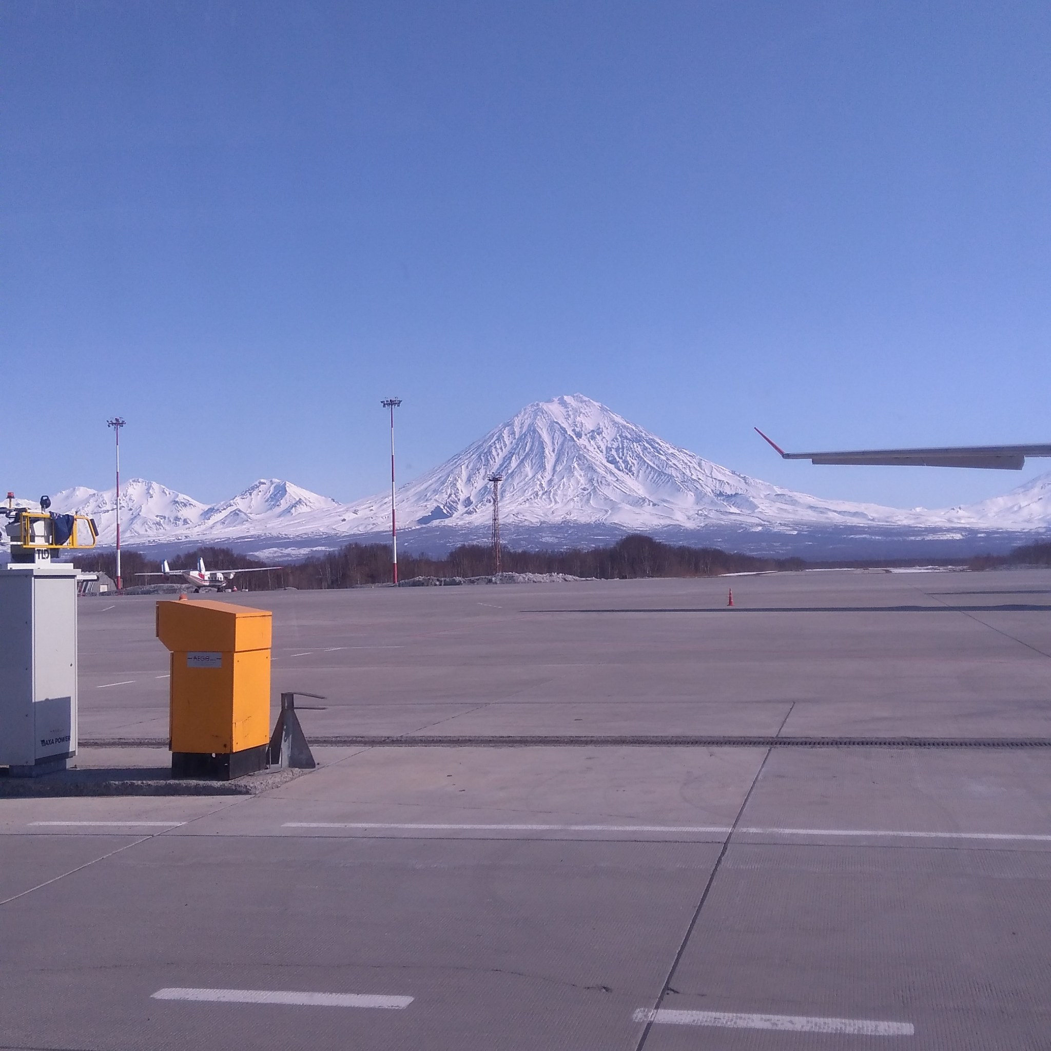 Kamchatka landscapes - My, Kamchatka, The airport, Yelizovo, The mountains, Longpost, Koryaksky Volcano