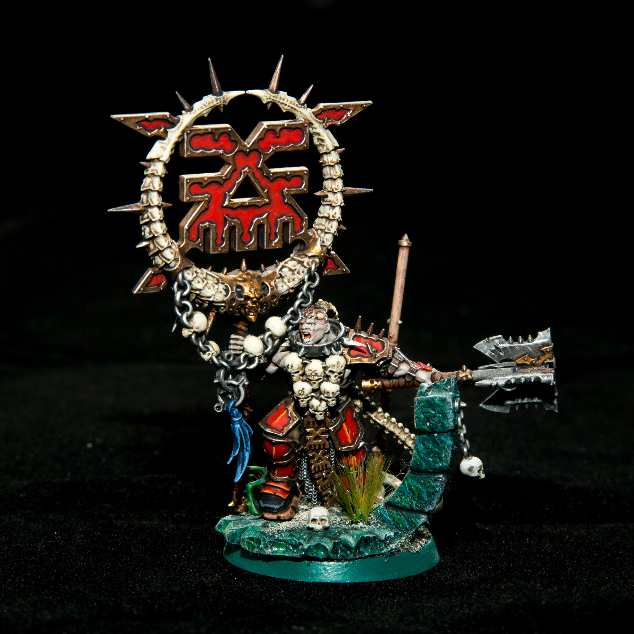 Bloodsecrator - My, Warhammer: age of sigmar, Warhammer, Khorne, Blood, Painting miniatures, Longpost