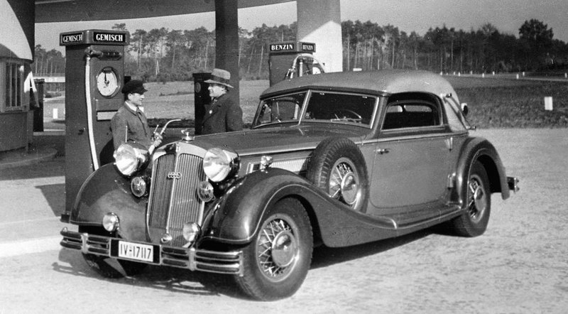 Horch 853 Brno-Komin: пожарный спорткабриолет - Horch, Audi, Переоборудование, Пожарная машина, История, Длиннопост