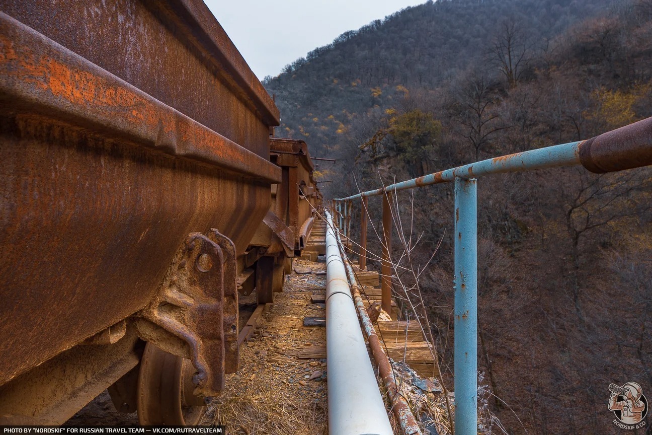 The Forgotten Railroad How I looked for an abandoned bridge with trolleys using a photo from the network - My, Abandoned, Armenia, Travels, Urbex Armenia, Longpost