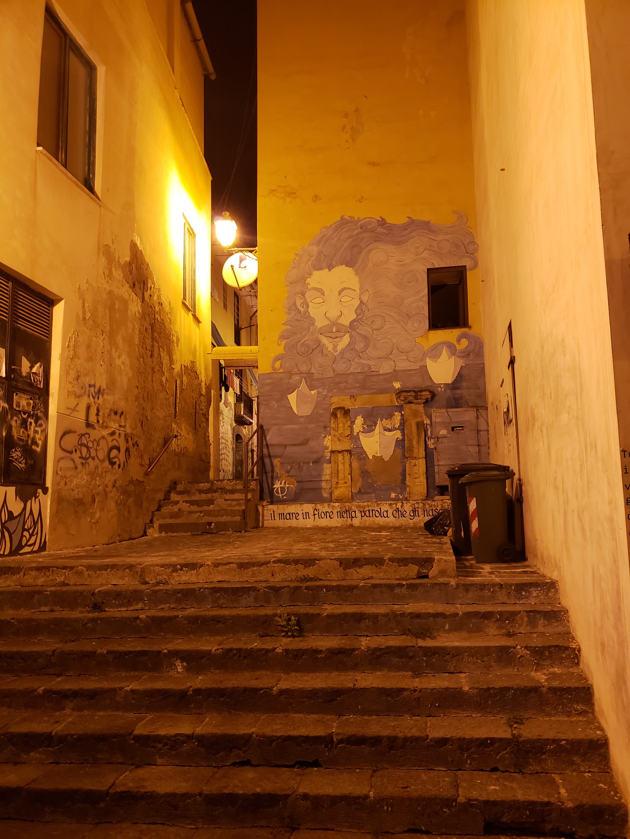 Graffiti, Salerno - My, Italy, Graffiti, Travels, Sailors, Mobile photography, Longpost