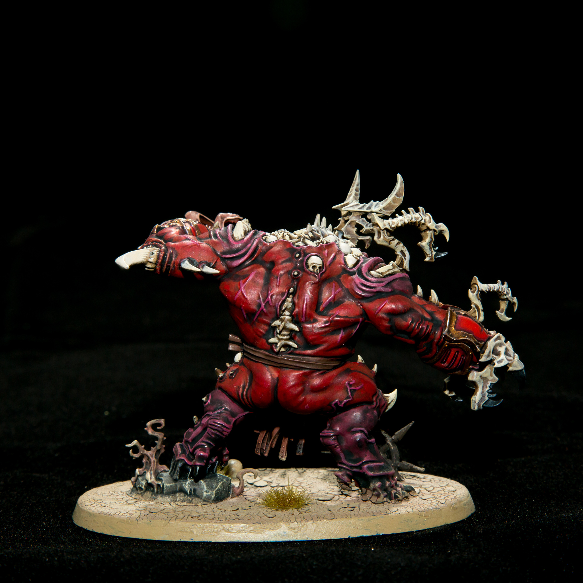 Khorgorath beast of chaos - My, Warhammer: age of sigmar, Warhammer, Chaos, Demon, Khorne, Blood, Painting miniatures, Longpost