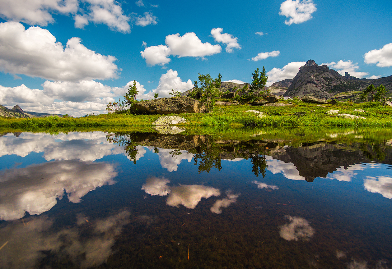 Lake Swallow - My, Ergaki, Travels, Leisure, Holidays in Russia, Camping, Landscape, The photo, Wild tourism, Longpost