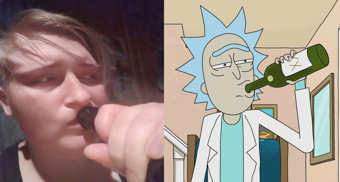 Random cosplay or role model? - My, Rick and Morty, Self-isolation