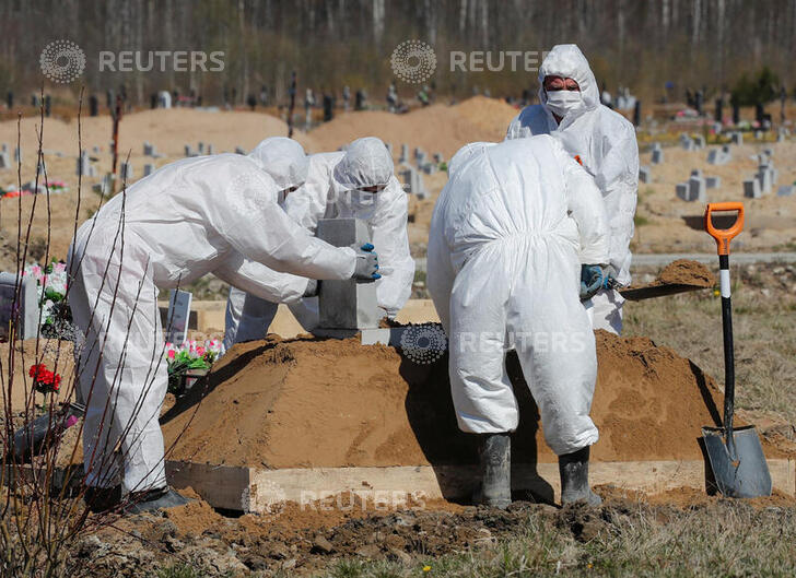 How people are buried from COVID-19 - Coronavirus, Saint Petersburg, Virus, Longpost, Funeral, Negative