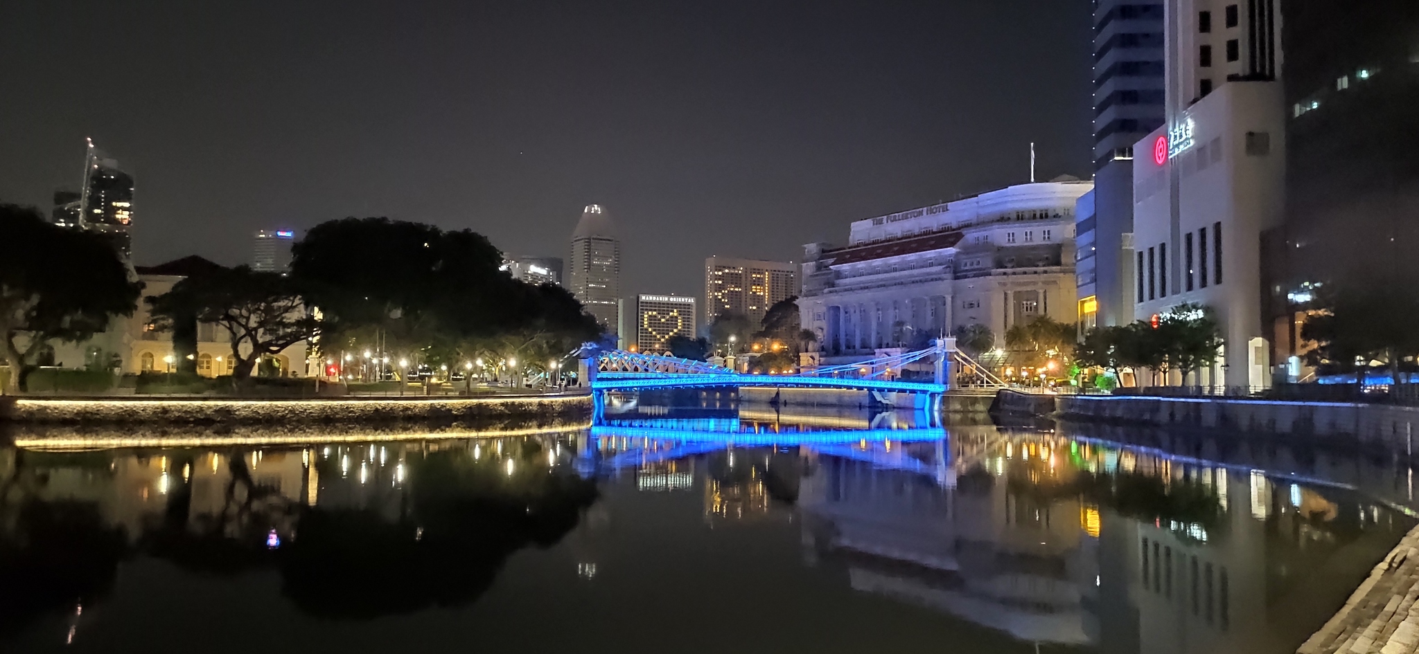 Evening Singapore during the epidemic - My, Singapore, The photo, Photo on sneaker, Night city, Longpost