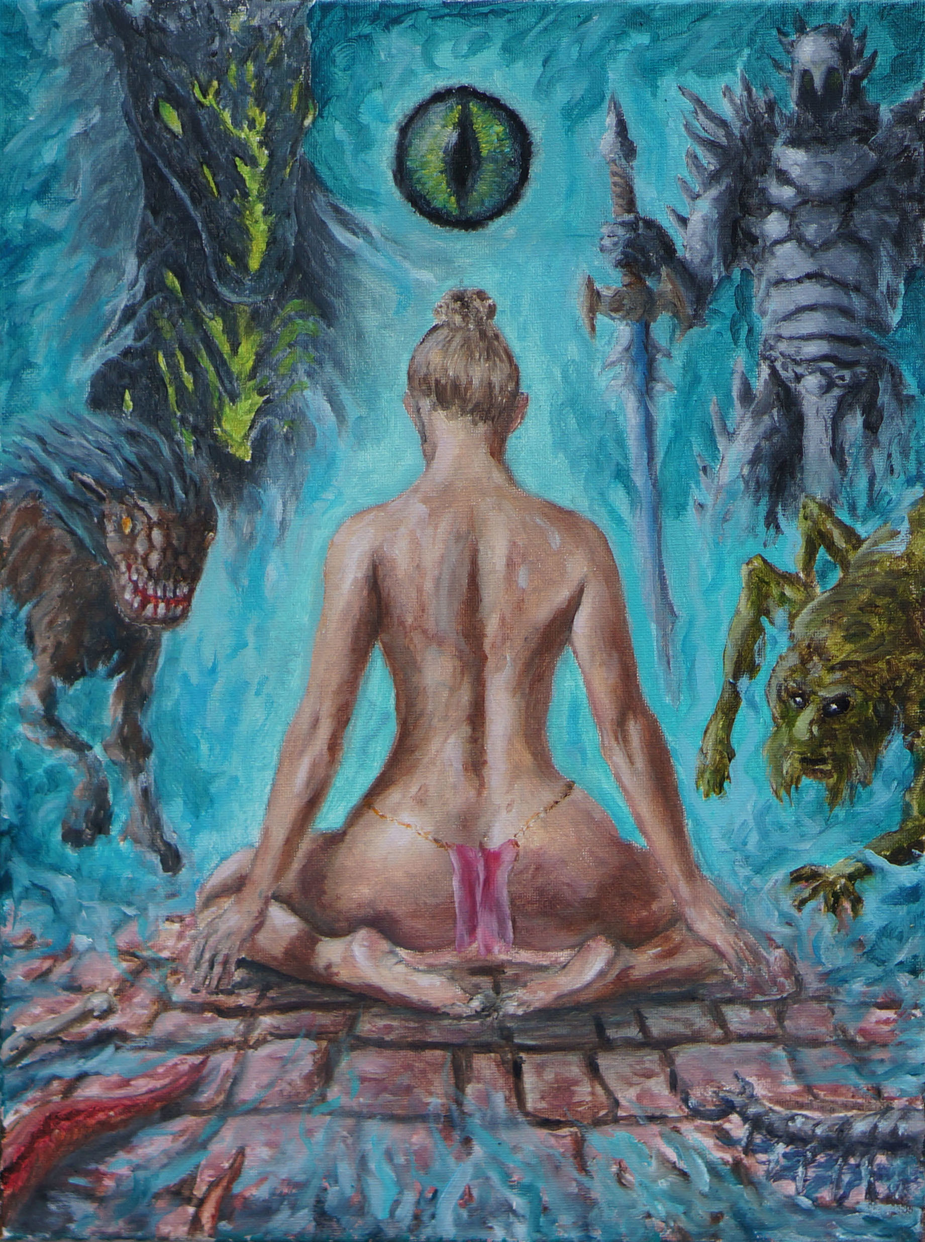 wild Hunt - My, Girls, Painting, Fantasy