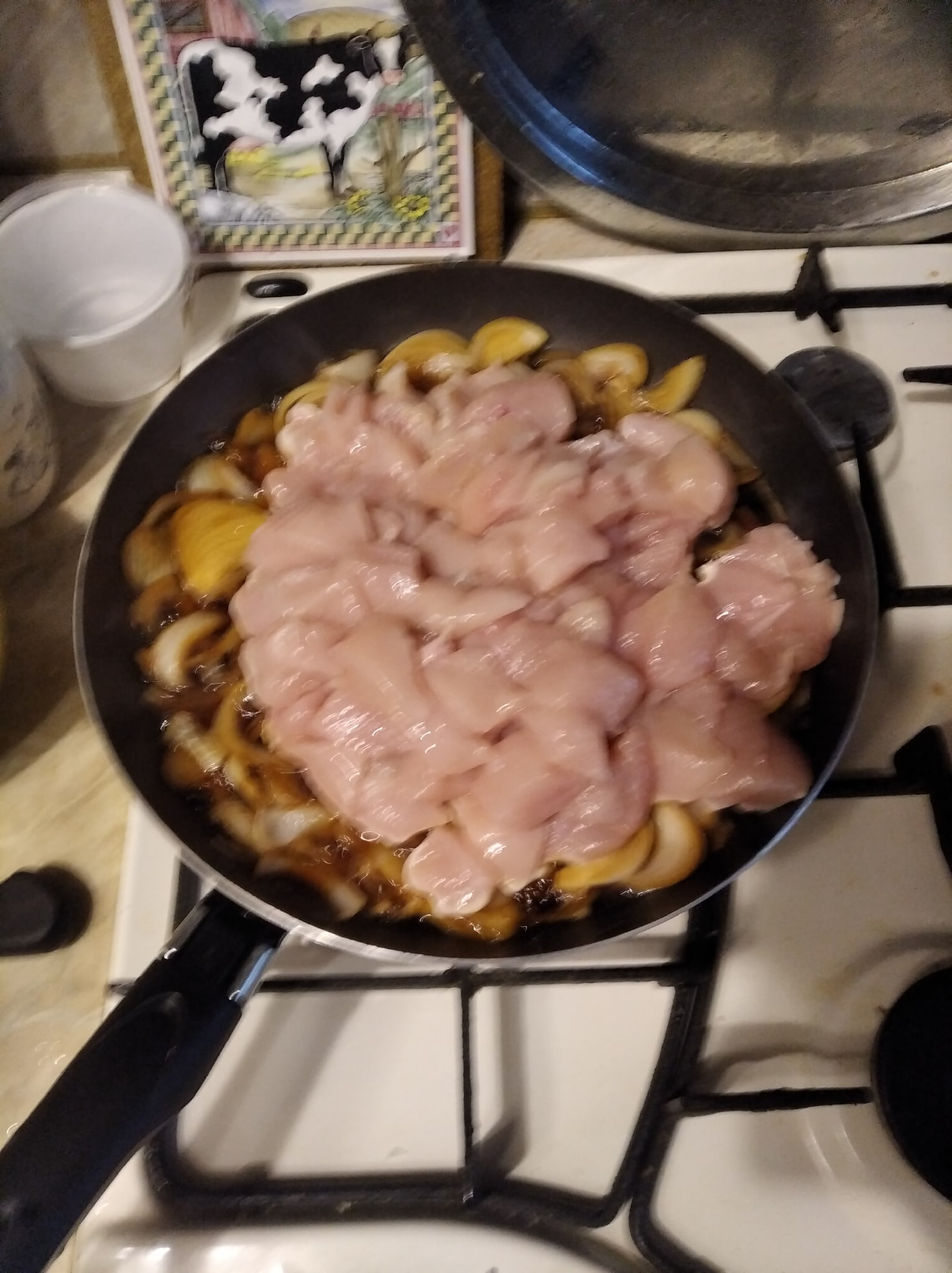 Reply to the post “Lazy Kitchen. Oyakodon. Japanese fast food. - My, Recipe, Cooking, Preparation, Food, Mat, Reply to post, Longpost