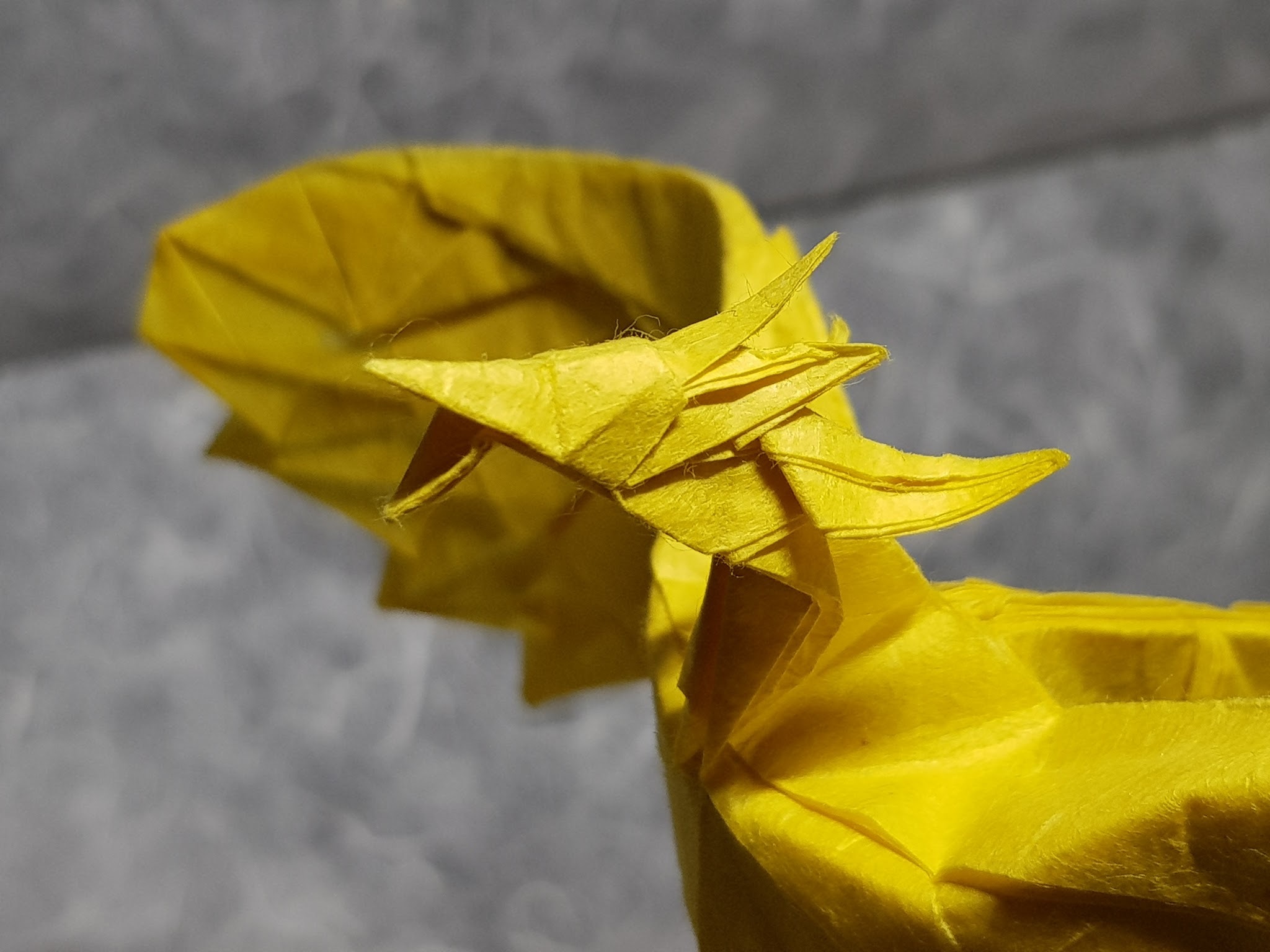 Origami phoenix - My, Origami, Phoenix, Satoshi Kamiya, Creation, Longpost