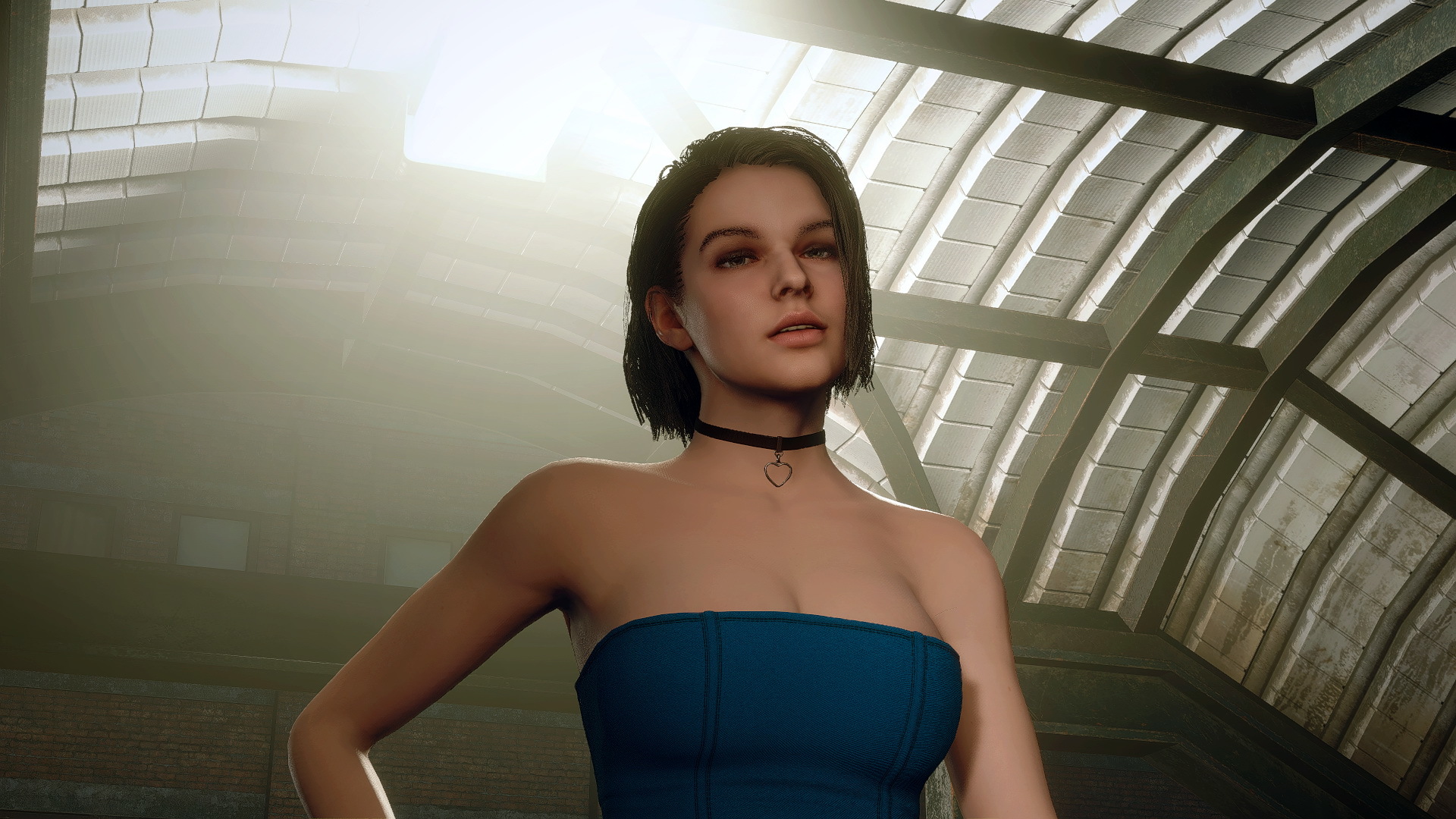 Resident Evil 3 Remake (MODs) - My, Resident evil 3, Screenshot, Fashion, Jill valentine, Longpost