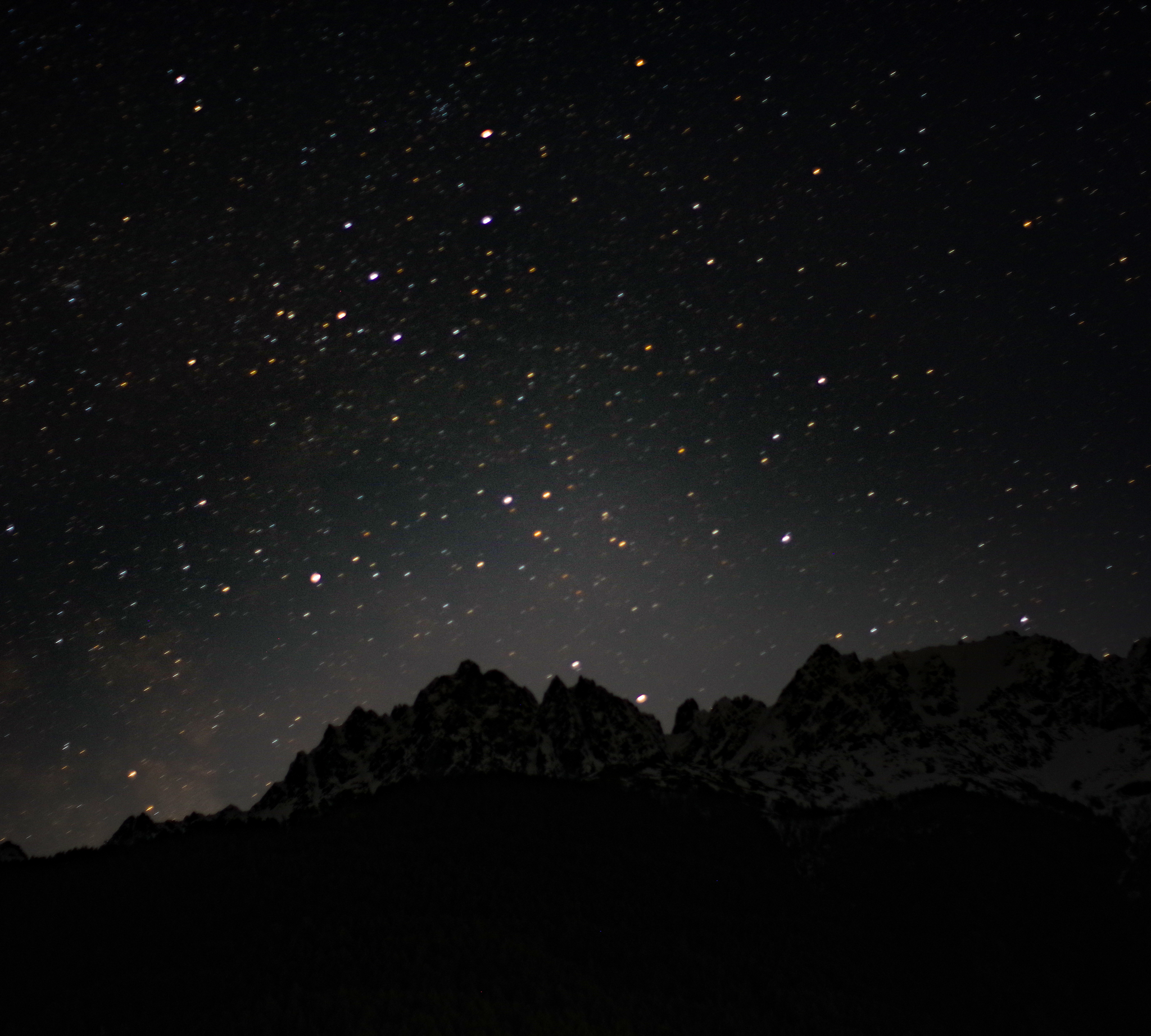 Stars above your head - My, Starry sky, The mountains, Elbrus, The photo