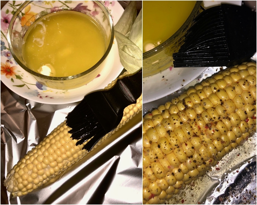 Baked corn - My, Food, Corn, Longpost, Grill, Recipe