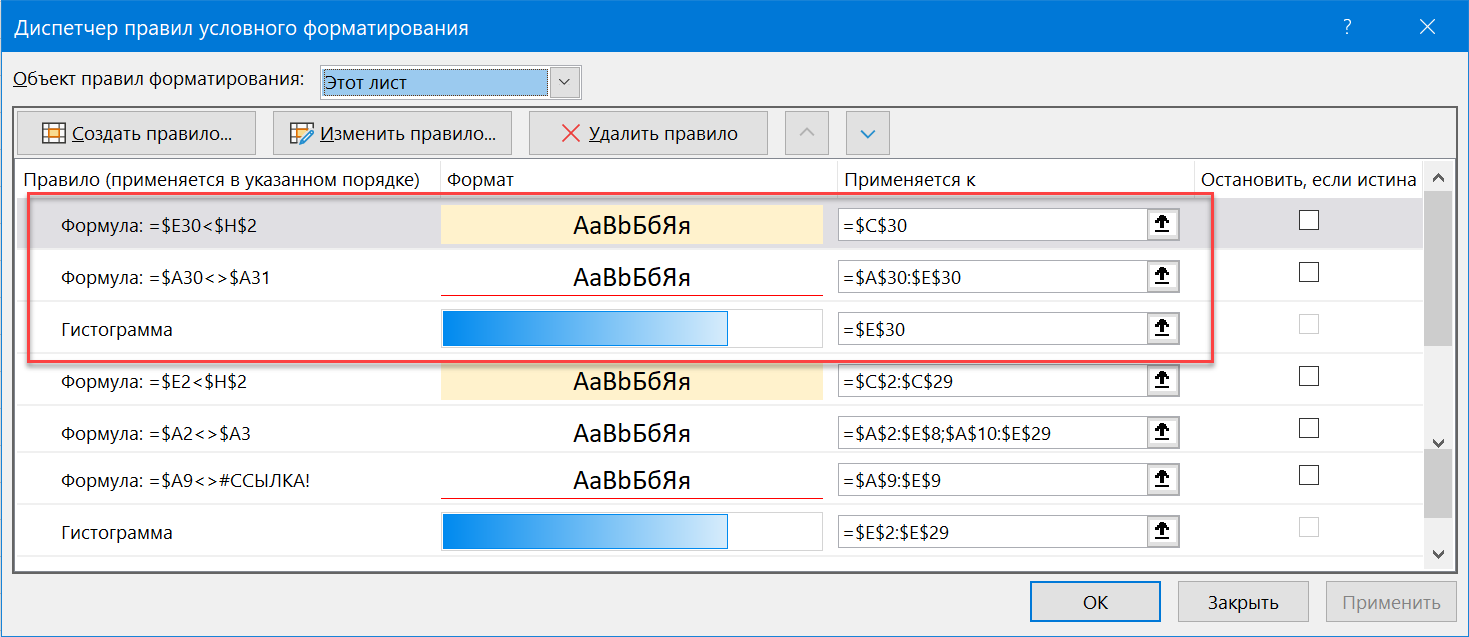 Ад Условного Форматирования в Excel - Microsoft Excel, Таблица, Полезное, На заметку, Длиннопост