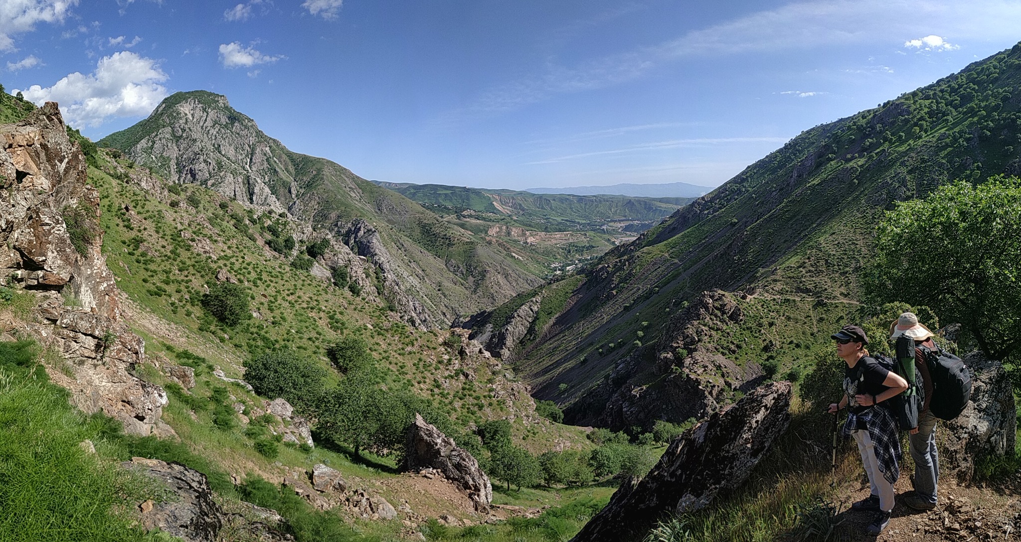 Weekend, near the city - My, The mountains, Панорама, Nature, Tajikistan, Weekend, Longpost