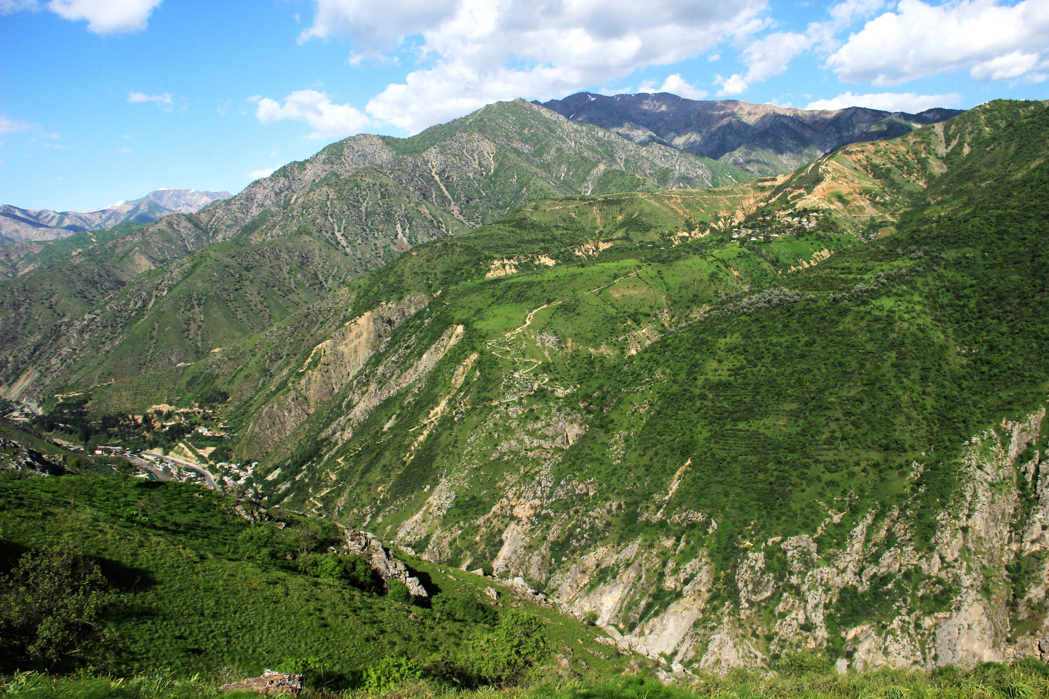 Weekend, near the city - My, The mountains, Панорама, Nature, Tajikistan, Weekend, Longpost