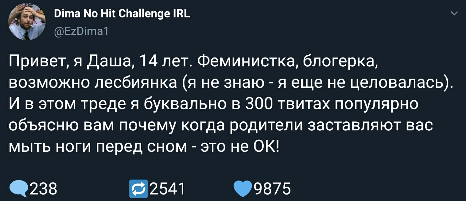 Весь Twitter в одном посте - Twitter, Скриншот, Феминистки, Блогеры, Лесбиянки