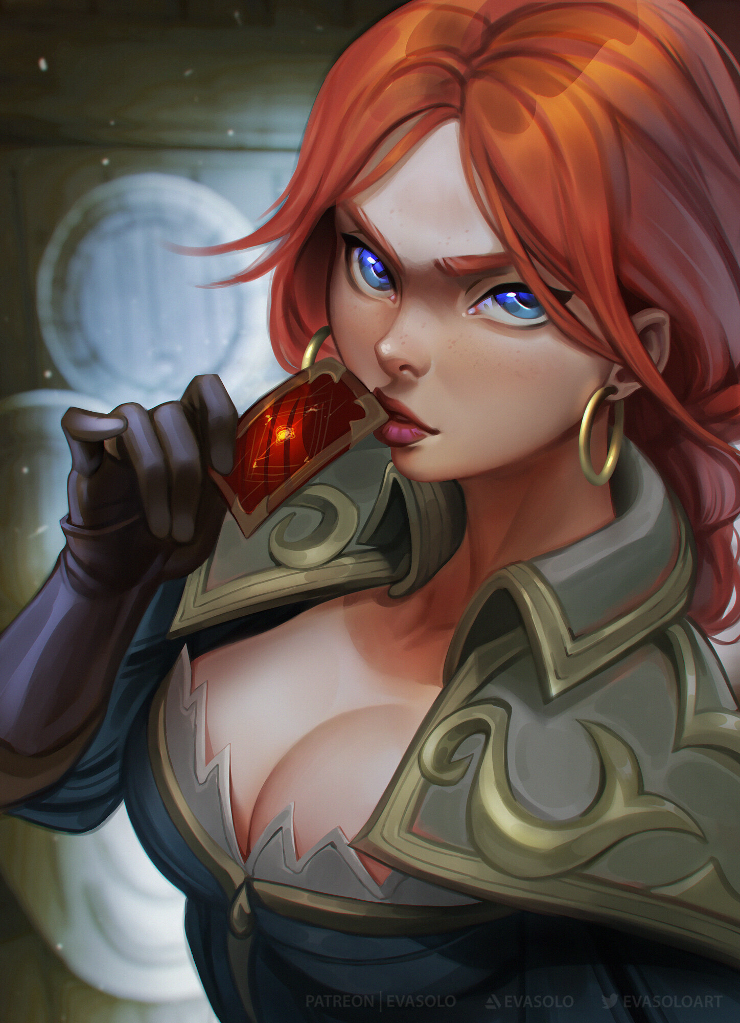 Miss Fortune - Art, Fan art, League of legends, Miss fortune, Evas0l0, Girls