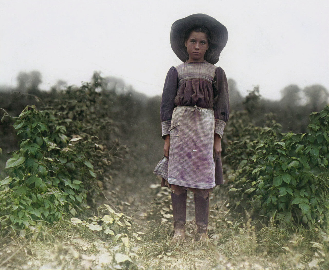 Child labor in America at the beginning of the twentieth century (colorization b/w photo) - Colorization, The photo, USA, Story, Capitalism, Exploitation, Child labour, Longpost