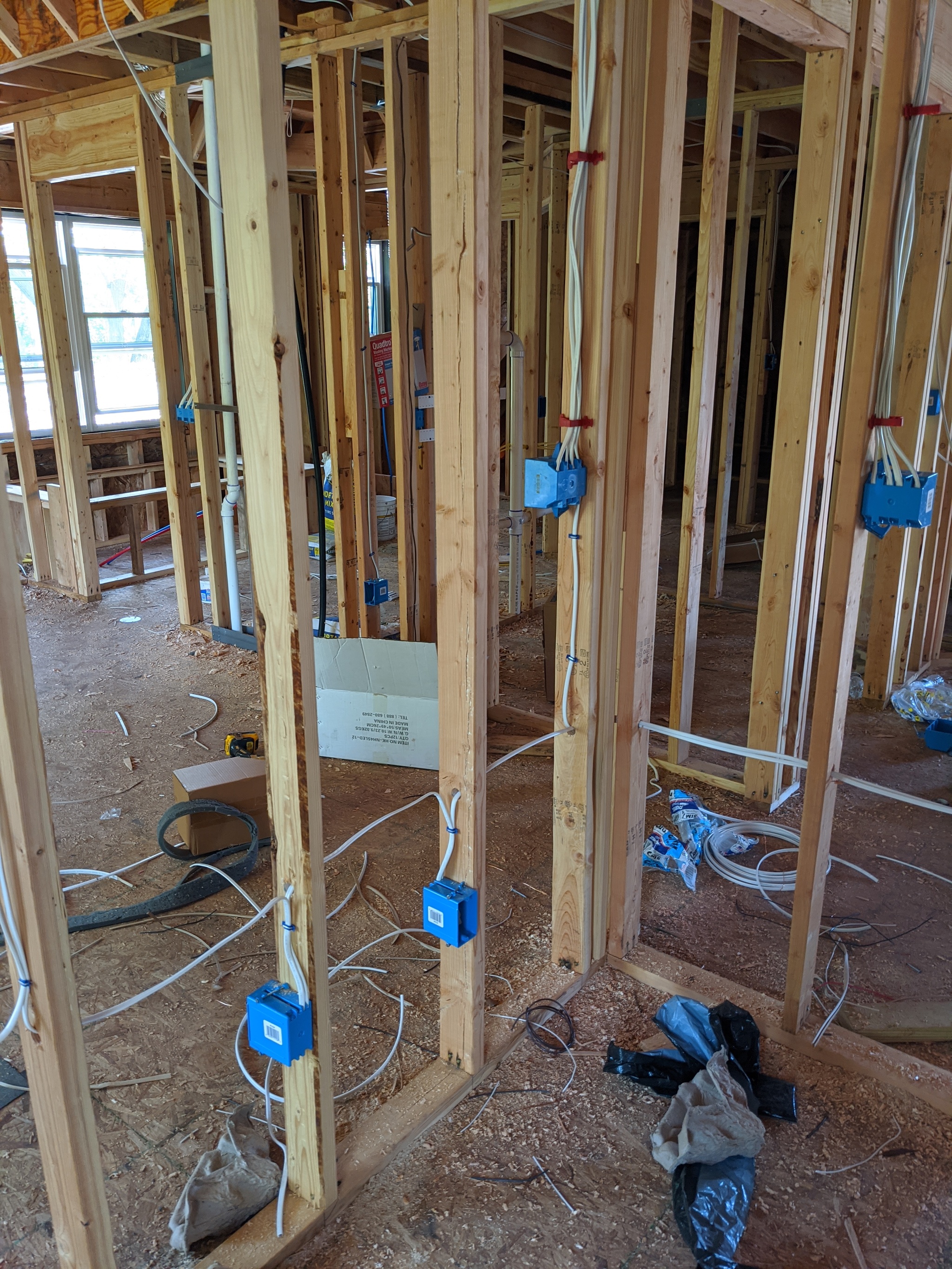 How houses are built in the USA. Part 3. Electrics - My, Building, Home construction, Электрик, League of Electricians, Electrician, Interesting, Longpost