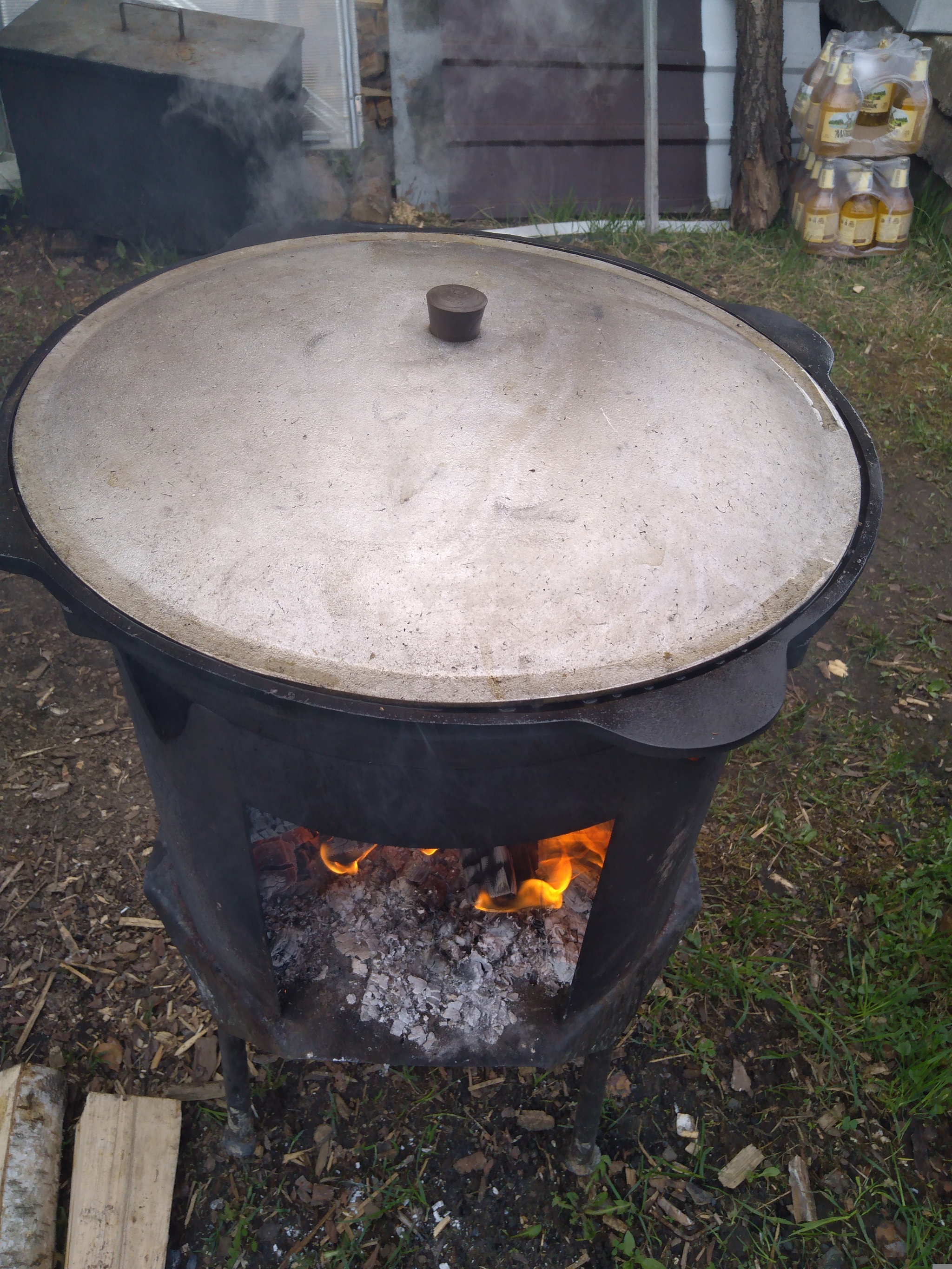 Lamb pilaf - My, Pilaf, Bonfire, Food, Dacha, Longpost, Recipe, Cooking