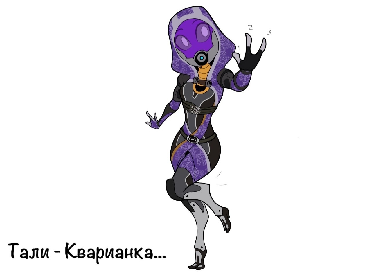 Meet the Tali. Banshee Tali - Spacemaxmarine, Warhammer 40k, Ultramarines, Tali Zorah, Mass Effect, Howling Banshees, Арт, Кроссовер, Длиннопост