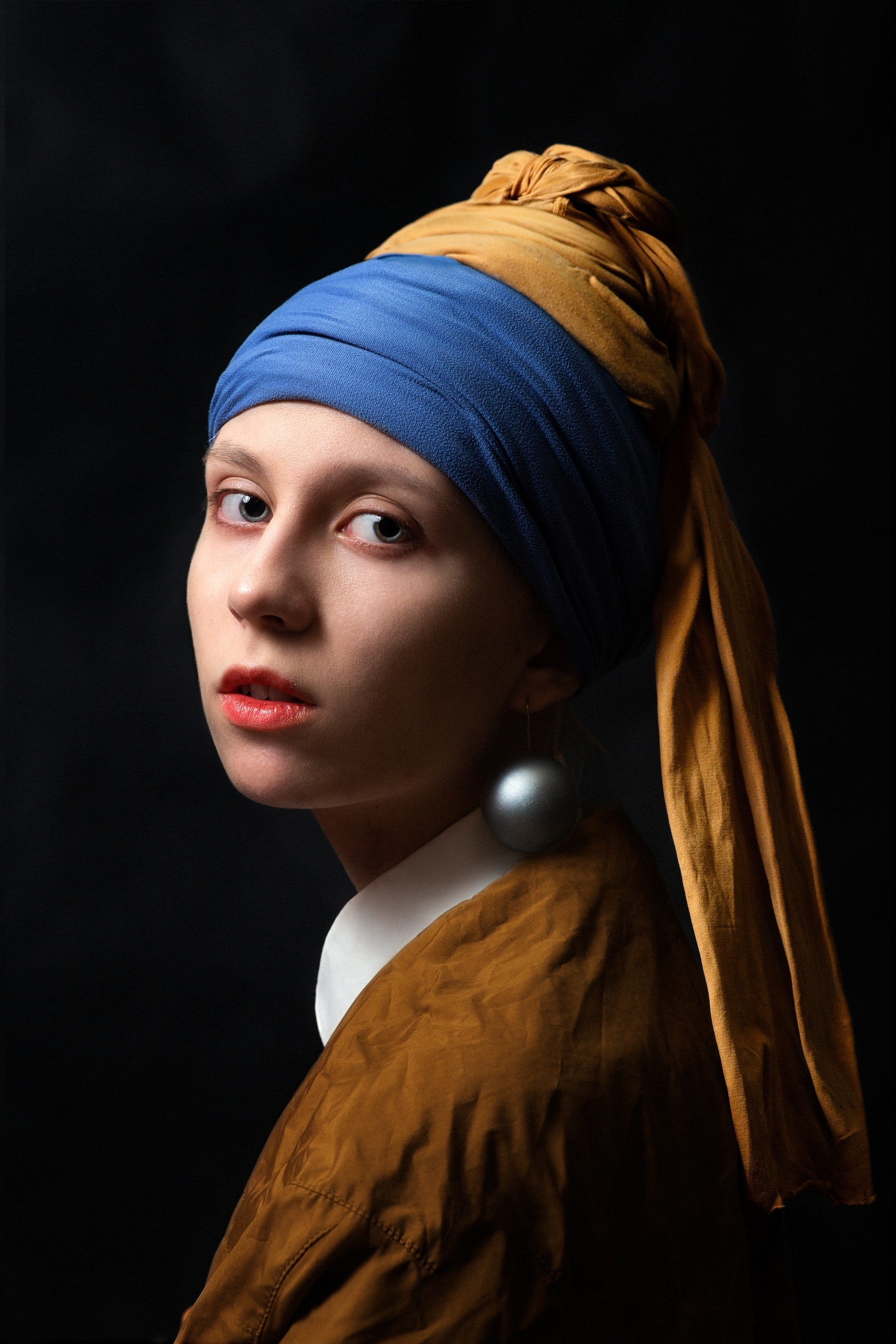 Jan Vermeer. Girl with a pearl earring - My, Insulation, Art, The photo, Self-isolation, Longpost, Girl with a pearl earring