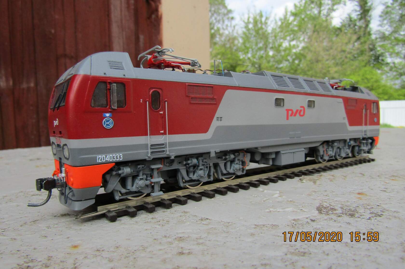 Current model of electric locomotive EP2K - My, Electric locomotive, Stand modeling, Passenger, Longpost