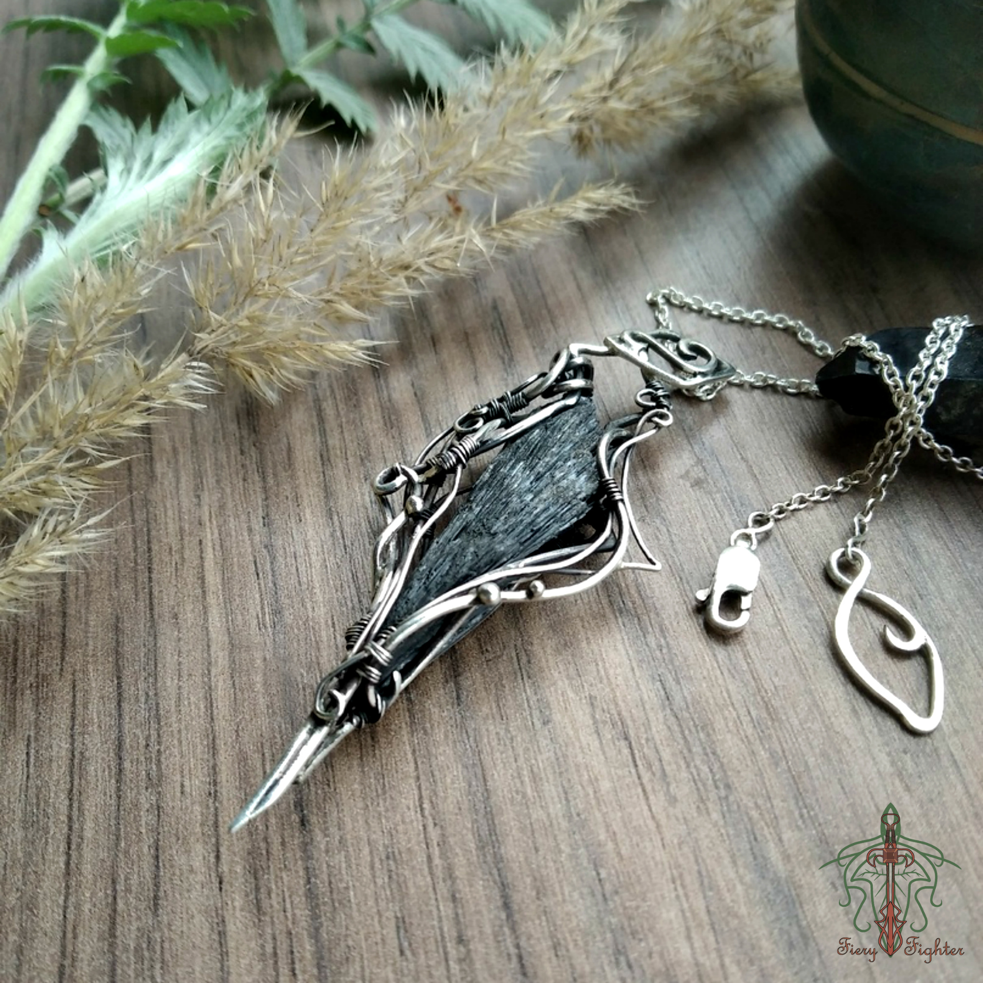 Pendant Tincture of Bat Claws or Elixir of Short Life - My, Pendant, Needlework with process, Handmade, Jewelry, Longpost