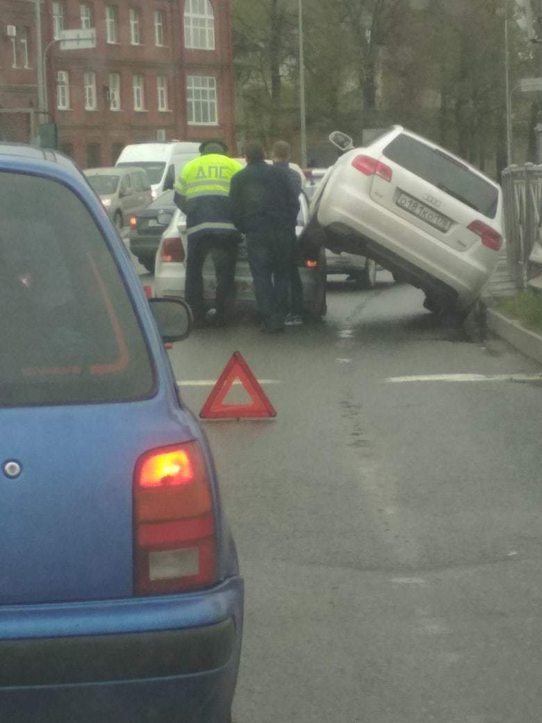 The roads are empty, they said - Auto, Crash, Saint Petersburg, Town, Funny