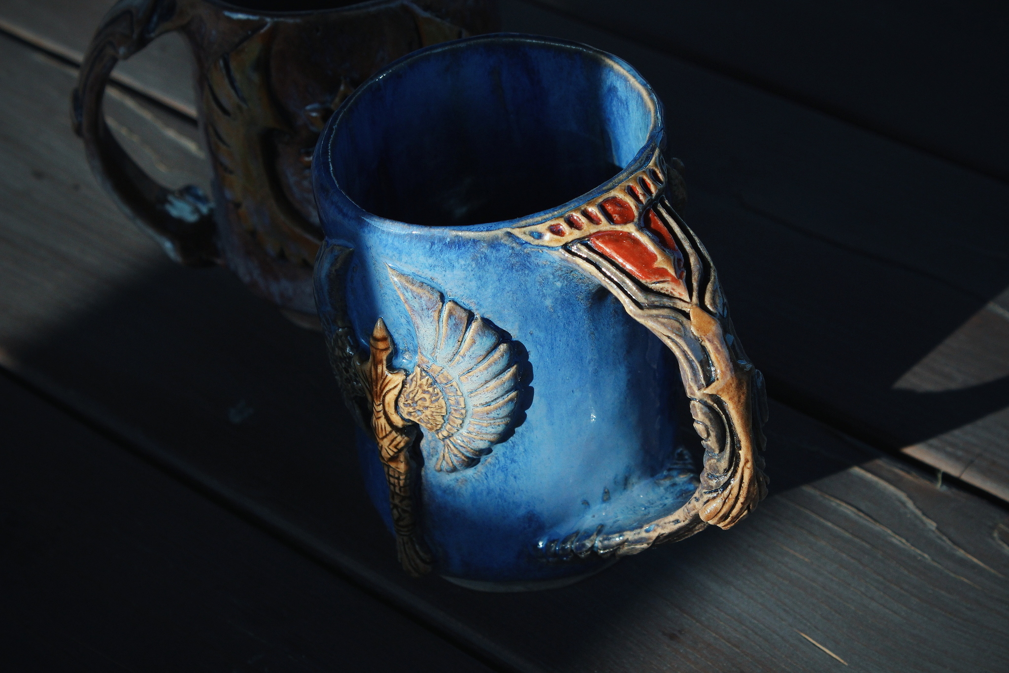 Custom paired mugs for a family of gamers. Lineage - My, Lineage 2, Line, Ruler, Longpost, Кружки, Mug with decor