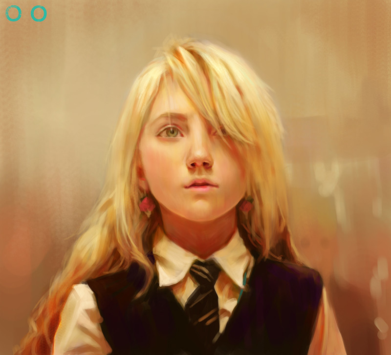 Luna Lovegood - Drawing, Harry Potter, Luna Lovegood, Art, Joo draws