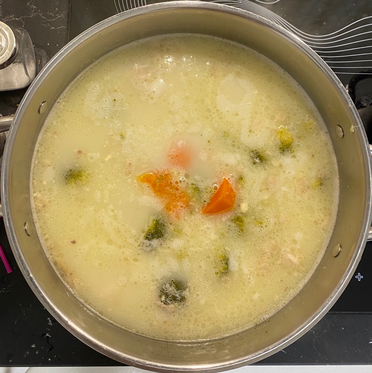 Hearty creamy soup, a favorite childhood dish - Puree Soup, Soup, Dish, Longpost, Recipe, Cooking, Food