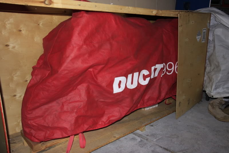 Forgotten by owner: new Ducati 996R in factory crate - Find, Moto, Bike, Sport bike, Longpost, Ducati, Time capsule